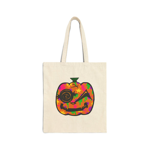 Colorful Halloween Pumpkin Tote Bag